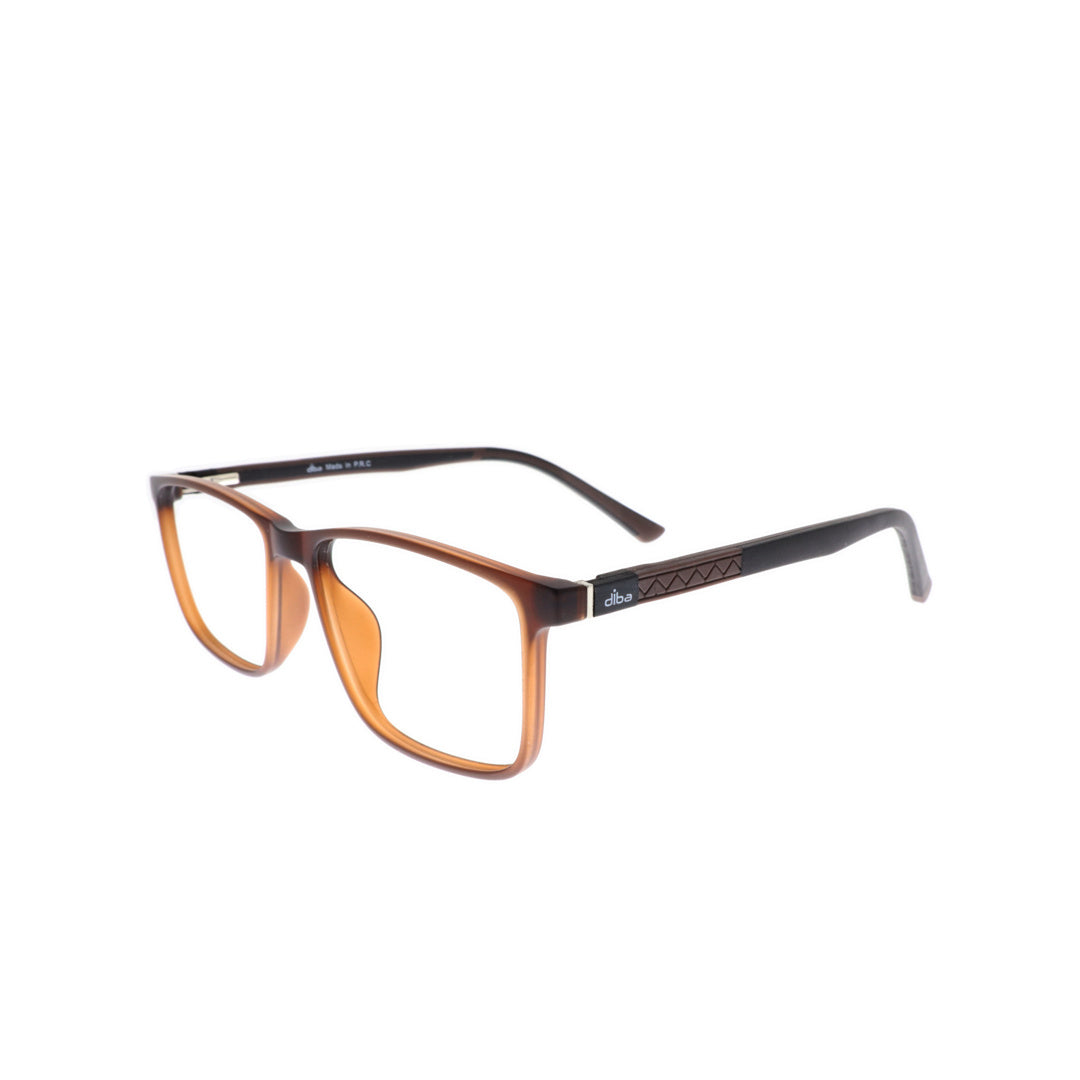 Diba 9028c5 For Men Eyeglasses Square matte brown Size 51-17-146