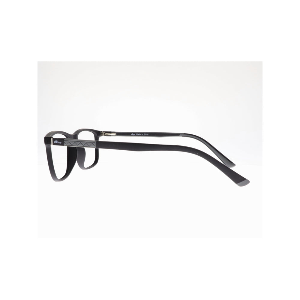 Diba 9030C3 For Unisex Eyeglasses Square MATTE BLACK Size 53-16-146