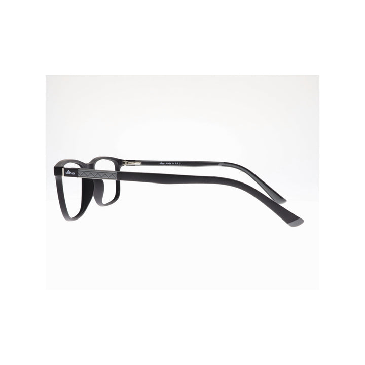 Diba 9030C3 For Unisex Eyeglasses Square MATTE BLACK Size 53-16-146