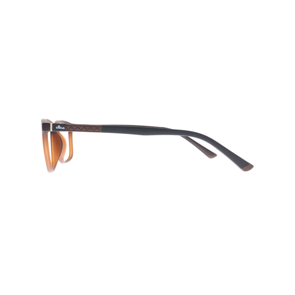 Diba 9030c5 For Men Eyeglasses Square Matte brown Size 53-16-146