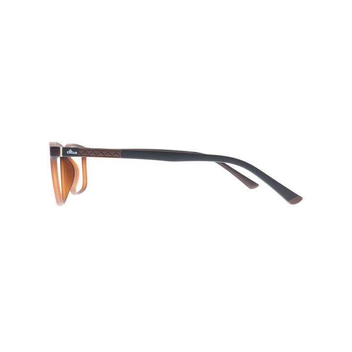 Diba 9030c5 For Men Eyeglasses Square Matte brown Size 53-16-146