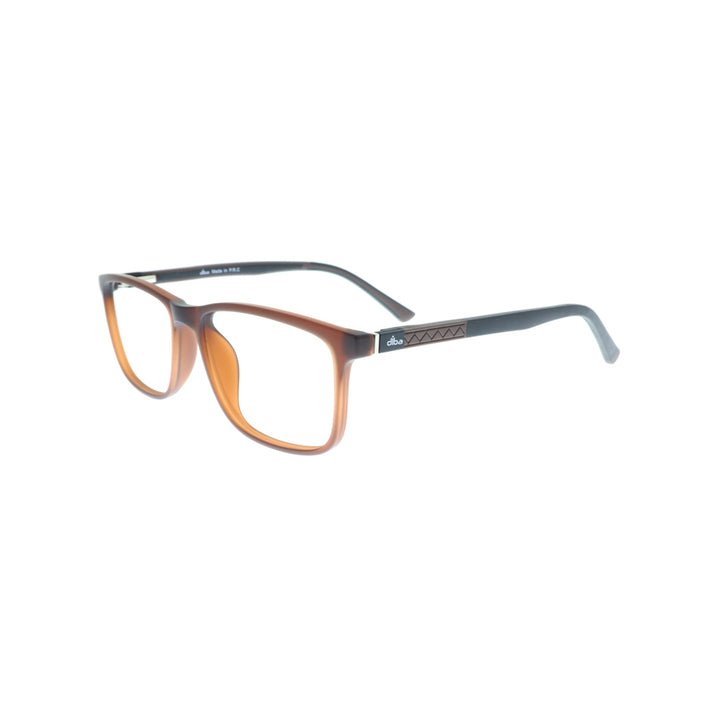Diba 9030c5 For Men Eyeglasses Square Matte brown Size 53-16-146