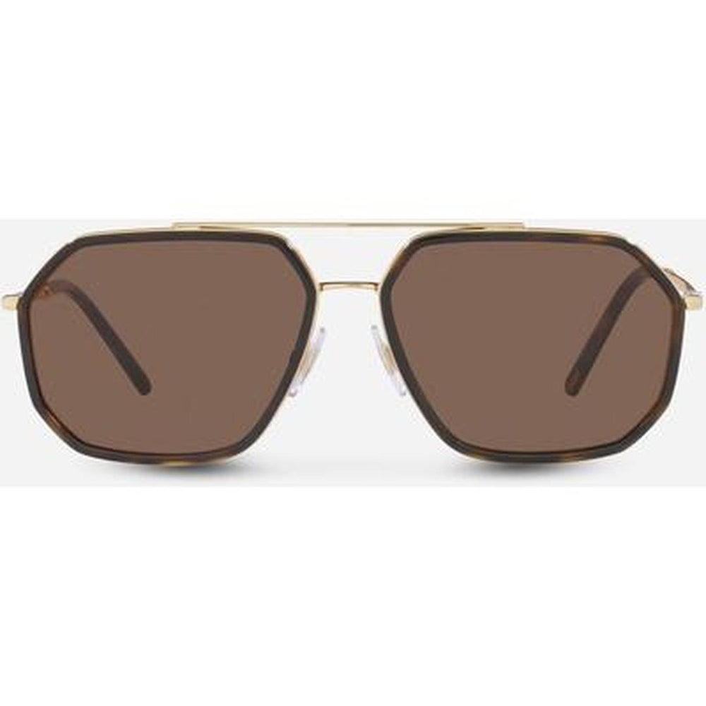 Dolce & Gabbana, Sunglasses, Unisex, Brown, Size: 60 MM Stylish Sunglasses with Dark Brown Lenses