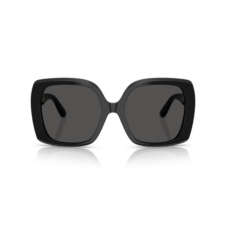 Dolce & Gabbana, Sunglasses, Female, Black, Size: 56 MM Stylish Sunglasses Black Grey Mirror