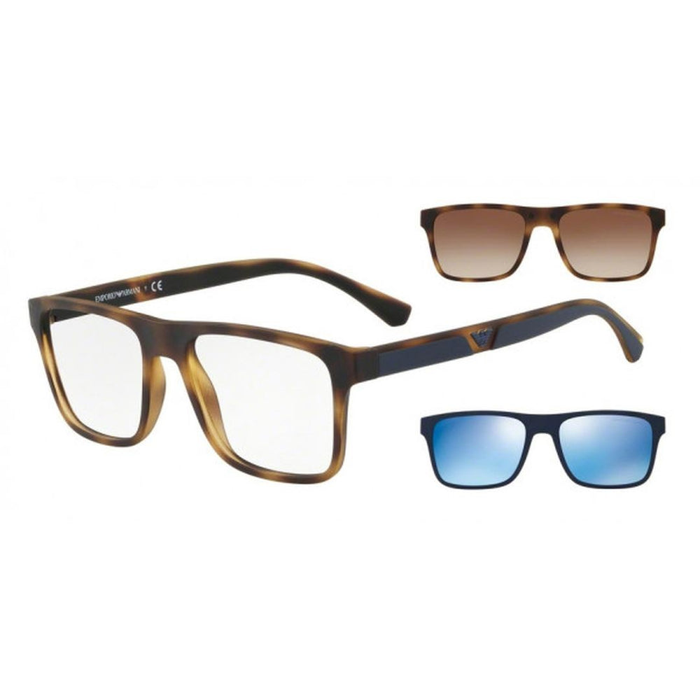 Emporio Armani EA 4115 50891W 54mm Unisex Rectangle Sunglasses