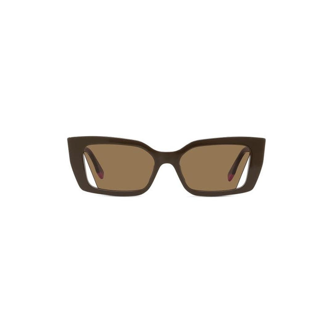 Fendi 54mm Rectangular Sunglasses in Dark Brown/Other /Brown at Nordstrom