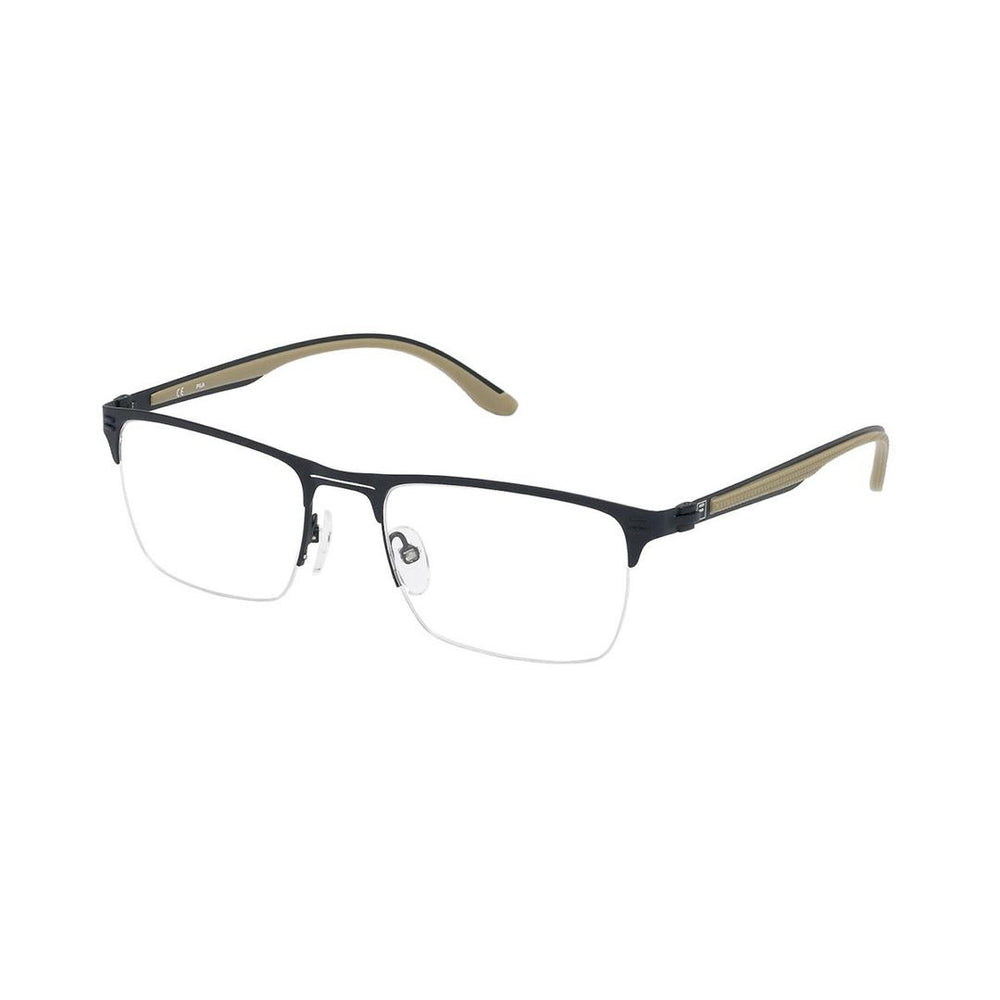 Fila VFI030 01AQ Men's Glasses Black Size 53 - Free Lenses - HSA/FSA Insurance - Blue Light Block Available