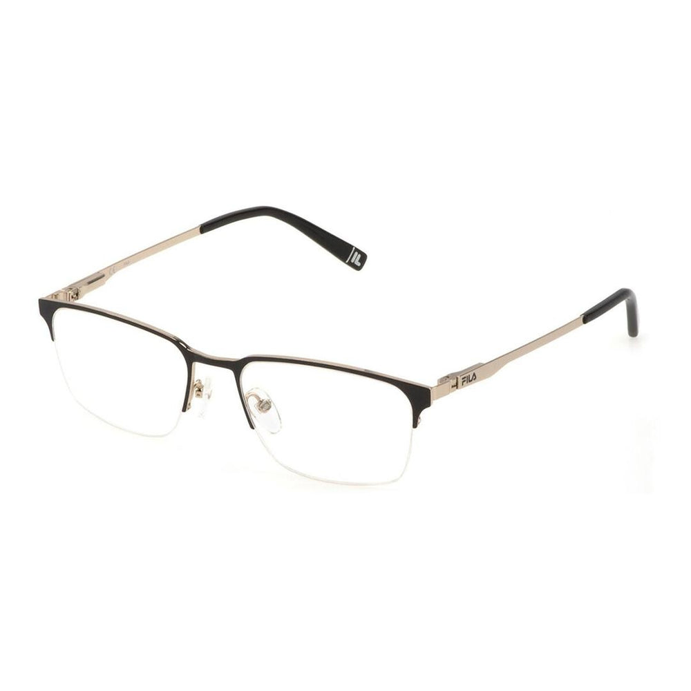 Fila VFI207 0301 Men's Glasses Black Size 53 - Free Lenses - HSA/FSA Insurance - Blue Light Block Available