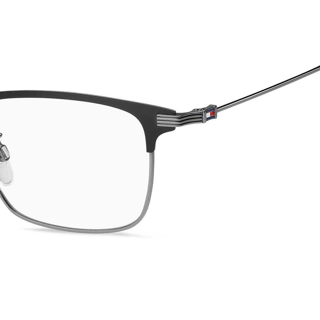 Tommy Hilfiger TH 2235/F Asian Fit TI7 Men's Eyeglasses Black Size 53 - Blue Light Block Available