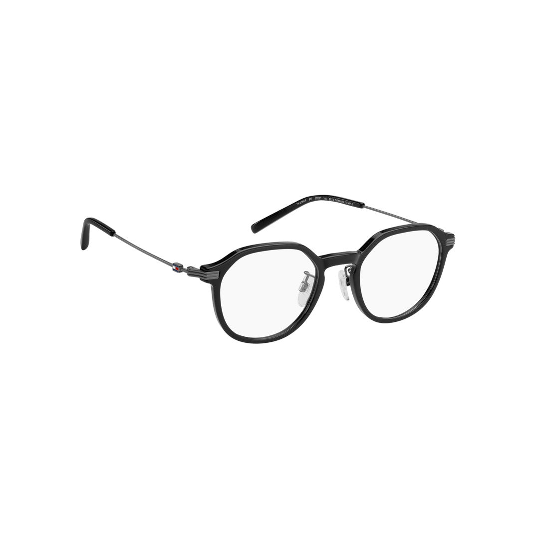 TOMMY HILFIGER OPTICAL FRAMES TH2364/F PANTHOS TITANIUM ALLOY BLACK For MAN 50-21-150