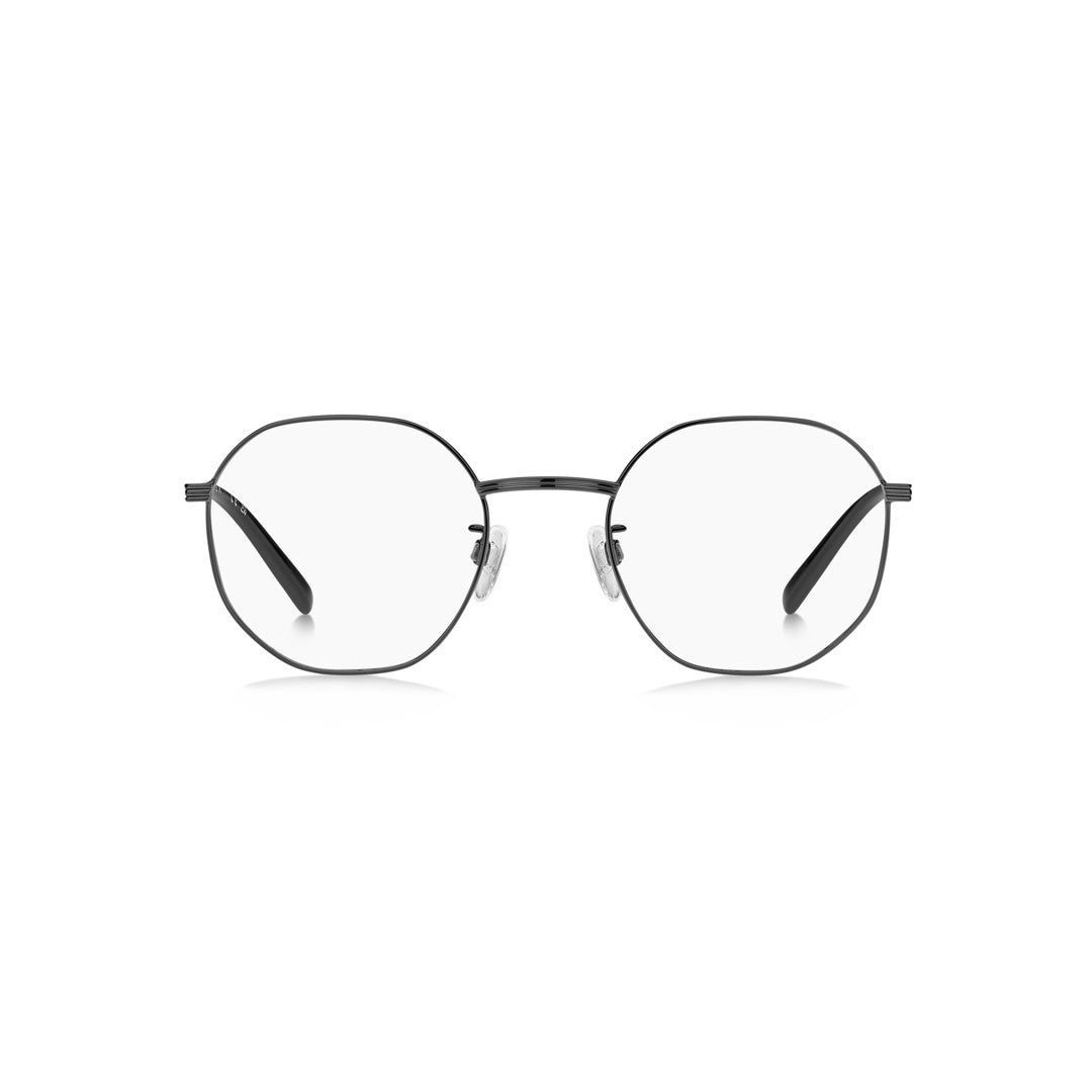 TOMMY HILFIGER OPTICAL FRAMES TH2359/F ROUND GEOMETRICAL TITANIUM ALLOY DARK RUTHENIUM BLACK For MAN 51-22-150