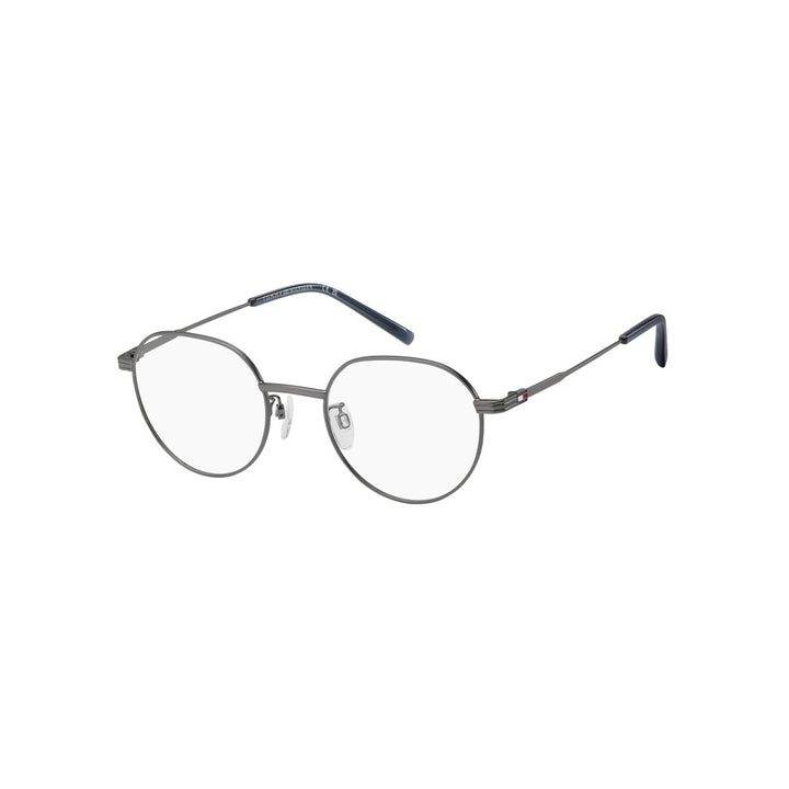 TOMMY HILFIGER OPTICAL FRAMES TH2301/F ROUND GEOMETRICAL TITANIUM ALLOY MATTE RUTHENIUM For MAN 51-21-150