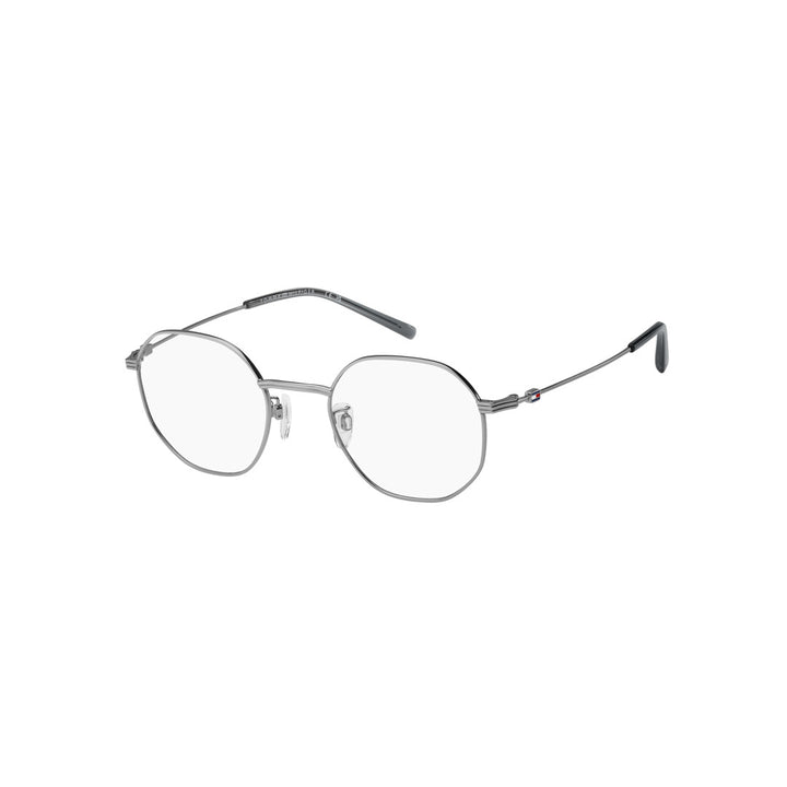 TOMMY HILFIGER OPTICAL FRAMES TH2359/F ROUND GEOMETRICAL TITANIUM ALLOY RUTHENIUM For MAN 51-22-150