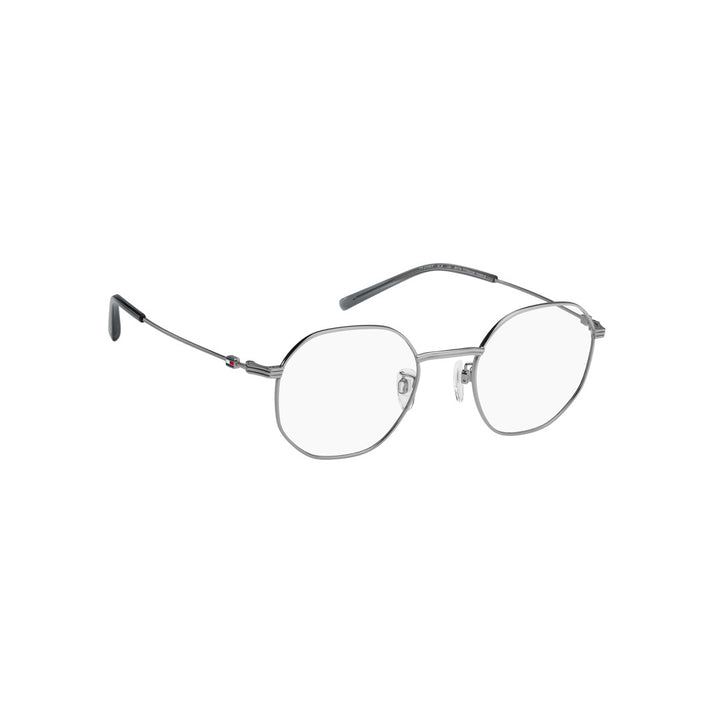 TOMMY HILFIGER OPTICAL FRAMES TH2359/F ROUND GEOMETRICAL TITANIUM ALLOY RUTHENIUM For MAN 51-22-150