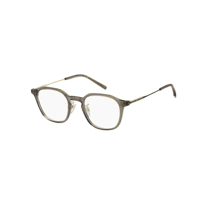 TOMMY HILFIGER OPTICAL FRAMES TH2362/F SQUARE GEOMETRICAL TITANIUM ALLOY BEIGE For MAN 50-22-150