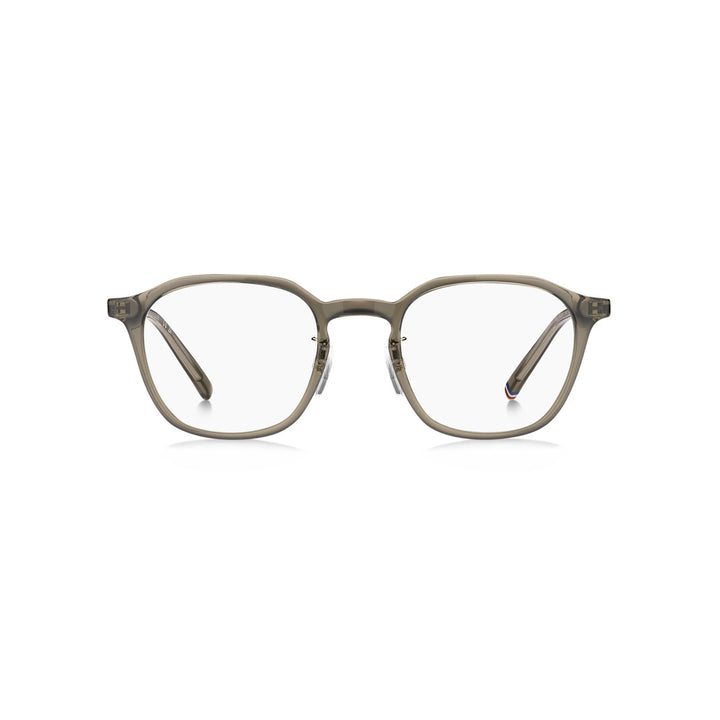 TOMMY HILFIGER OPTICAL FRAMES TH2362/F SQUARE GEOMETRICAL TITANIUM ALLOY BEIGE For MAN 50-22-150
