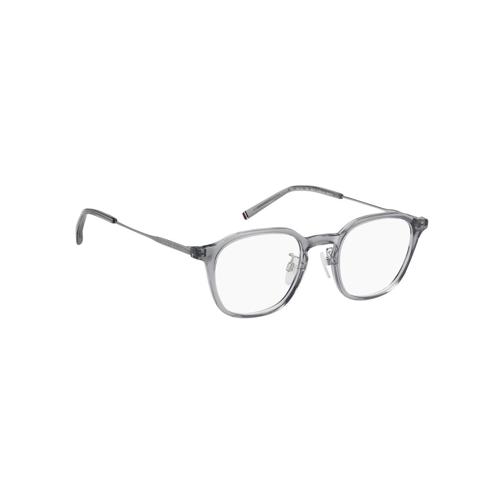 TOMMY HILFIGER OPTICAL FRAMES TH2362/F SQUARE GEOMETRICAL TITANIUM ALLOY GREY For MAN 50-22-150