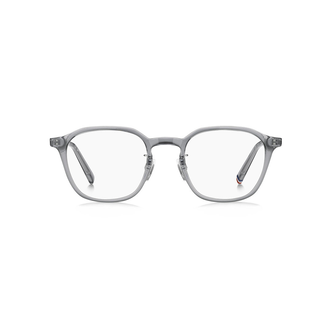 TOMMY HILFIGER OPTICAL FRAMES TH2362/F SQUARE GEOMETRICAL TITANIUM ALLOY GREY For MAN 50-22-150