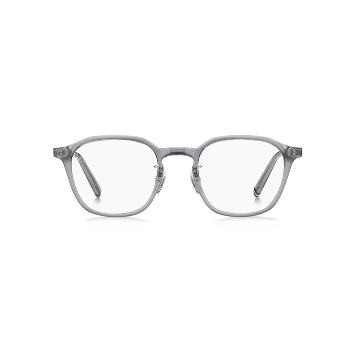 TOMMY HILFIGER OPTICAL FRAMES TH2362/F SQUARE GEOMETRICAL TITANIUM ALLOY GREY For MAN 50-22-150