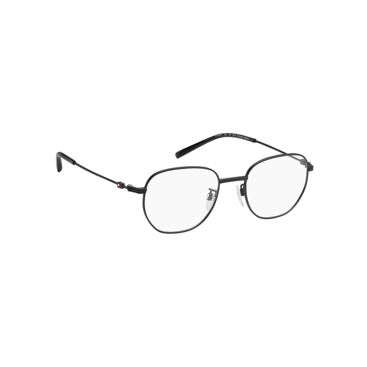 TOMMY HILFIGER OPTICAL FRAMES TH2360/F SQUARE GEOMETRICAL TITANIUM ALLOY MATTE BLACK For MAN 51-20-150
