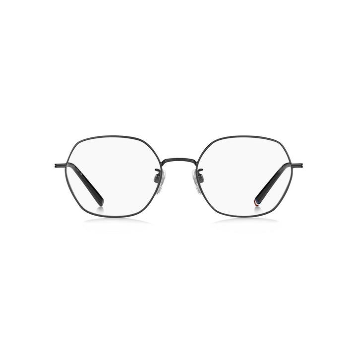 TOMMY HILFIGER OPTICAL FRAMES TH2367/F SQUARE GEOMETRICAL TITANIUM ALLOY MATTE BLACK For MAN 52-19-150