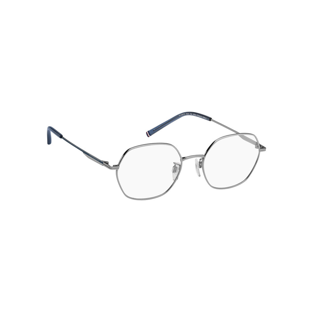 TOMMY HILFIGER OPTICAL FRAMES TH2367/F SQUARE GEOMETRICAL TITANIUM ALLOY RUTHENIUM For MAN 52-19-150