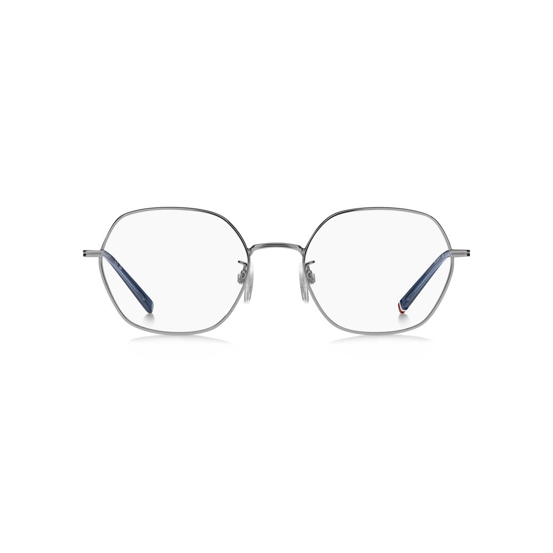 TOMMY HILFIGER OPTICAL FRAMES TH2367/F SQUARE GEOMETRICAL TITANIUM ALLOY RUTHENIUM For MAN 52-19-150