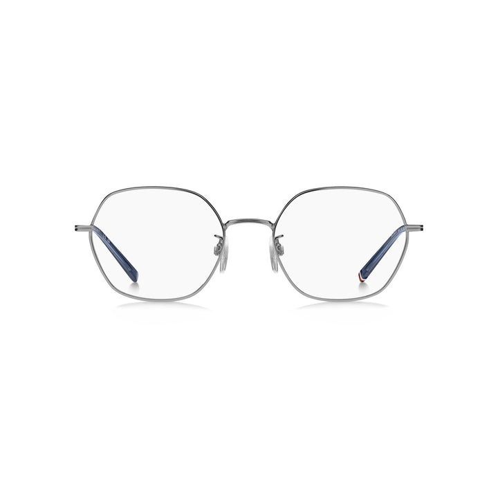 TOMMY HILFIGER OPTICAL FRAMES TH2367/F SQUARE GEOMETRICAL TITANIUM ALLOY RUTHENIUM For MAN 52-19-150
