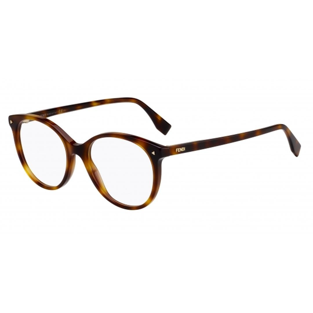 Fendi Demo Oval Ladies Eyeglasses FF 0416 0086 52/18
