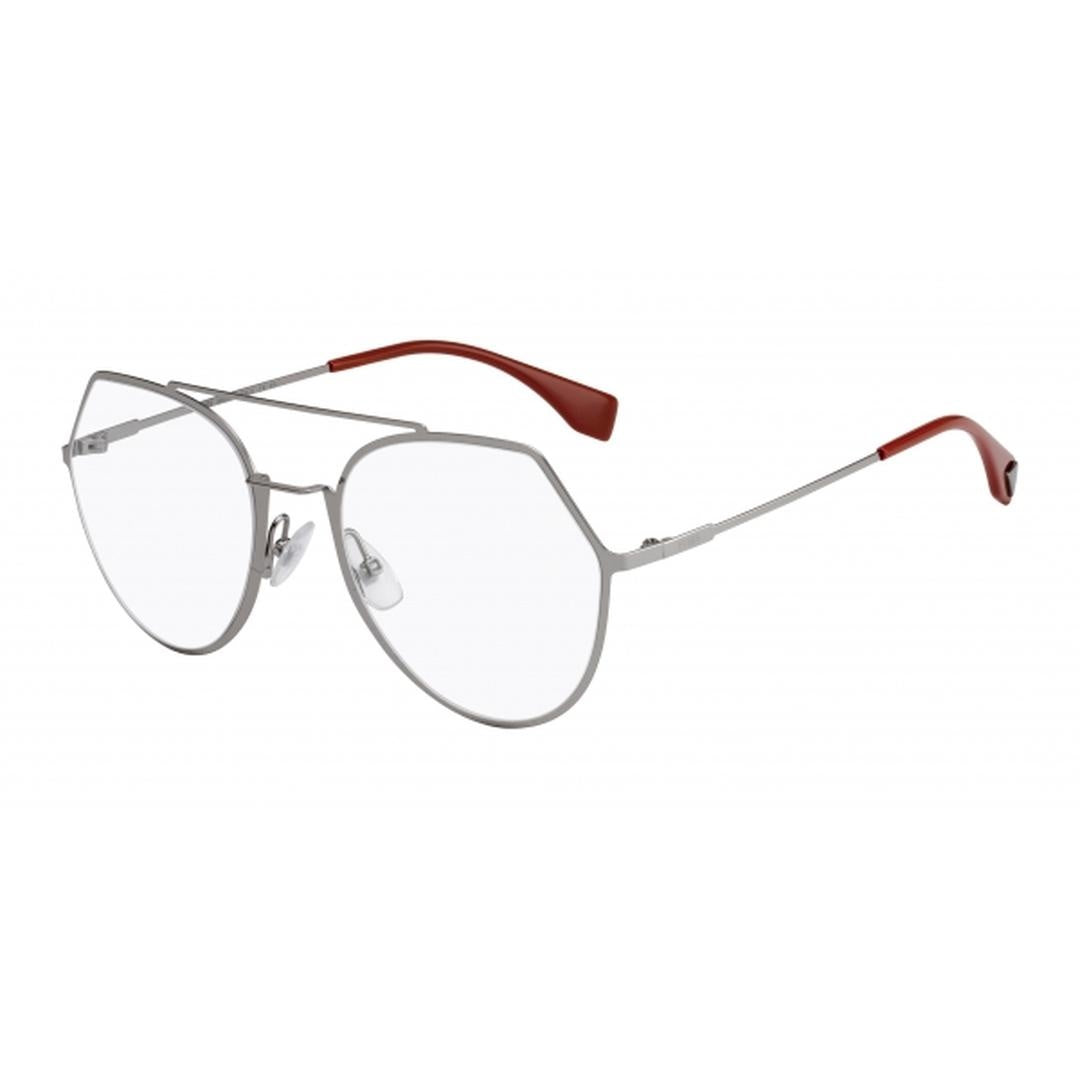 Fendi Demo Geometric Ladies Eyeglasses FF 0329 6LB 53