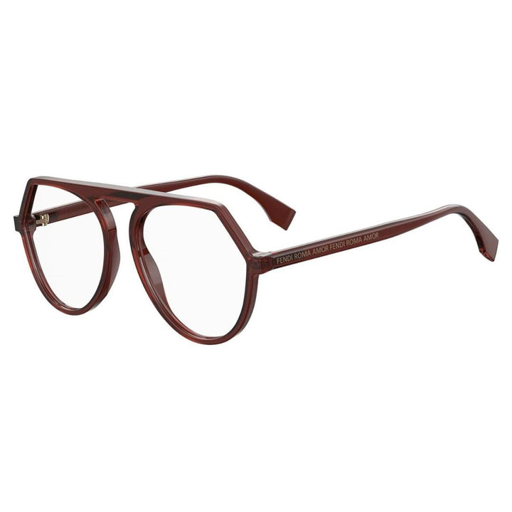 Fendi Roma Amor Eyeglasses FF0385 09Q Transparent Brown 53mm 385