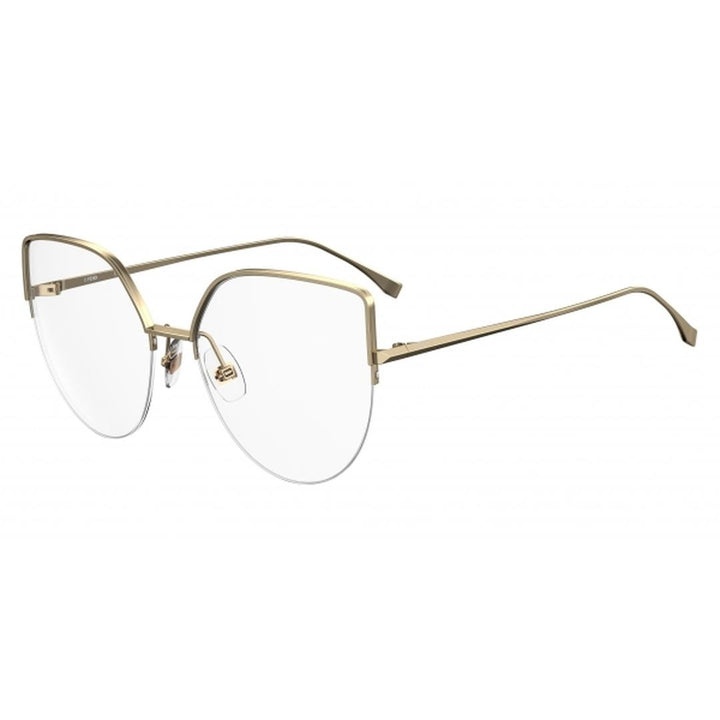 Fendi Clear Demo Lens Cat Eye Eyeglasses FF 0423 0J5G 55