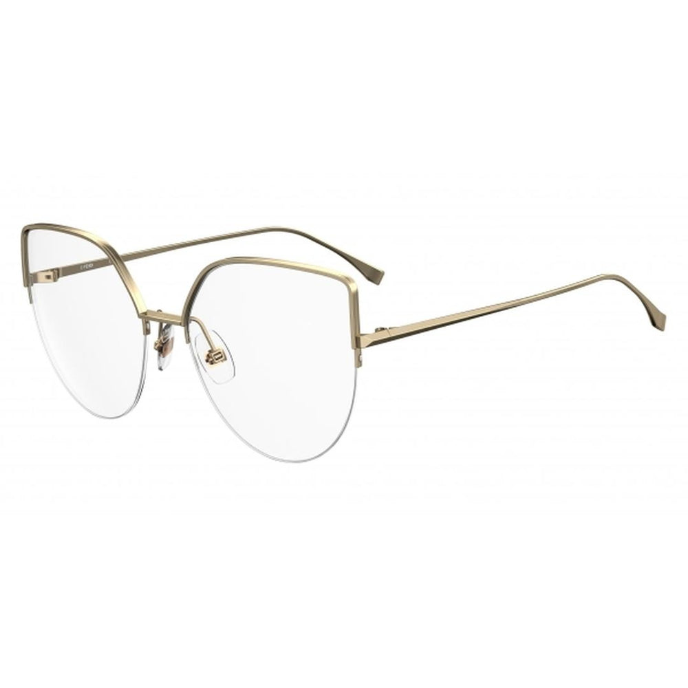 Fendi Clear Demo Lens Cat Eye Eyeglasses FF 0423 0J5G 55