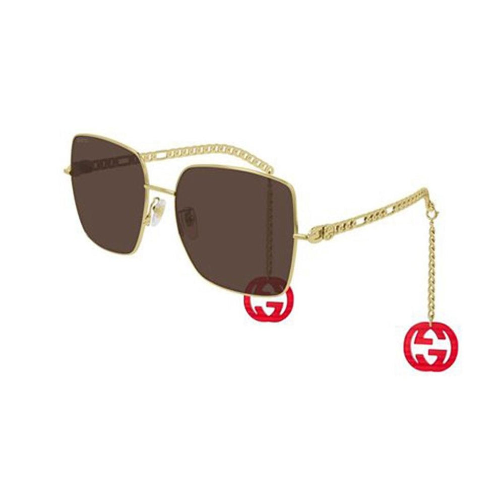 Gucci GG 0724S 002, SQUARE Sunglasses, FEMALE