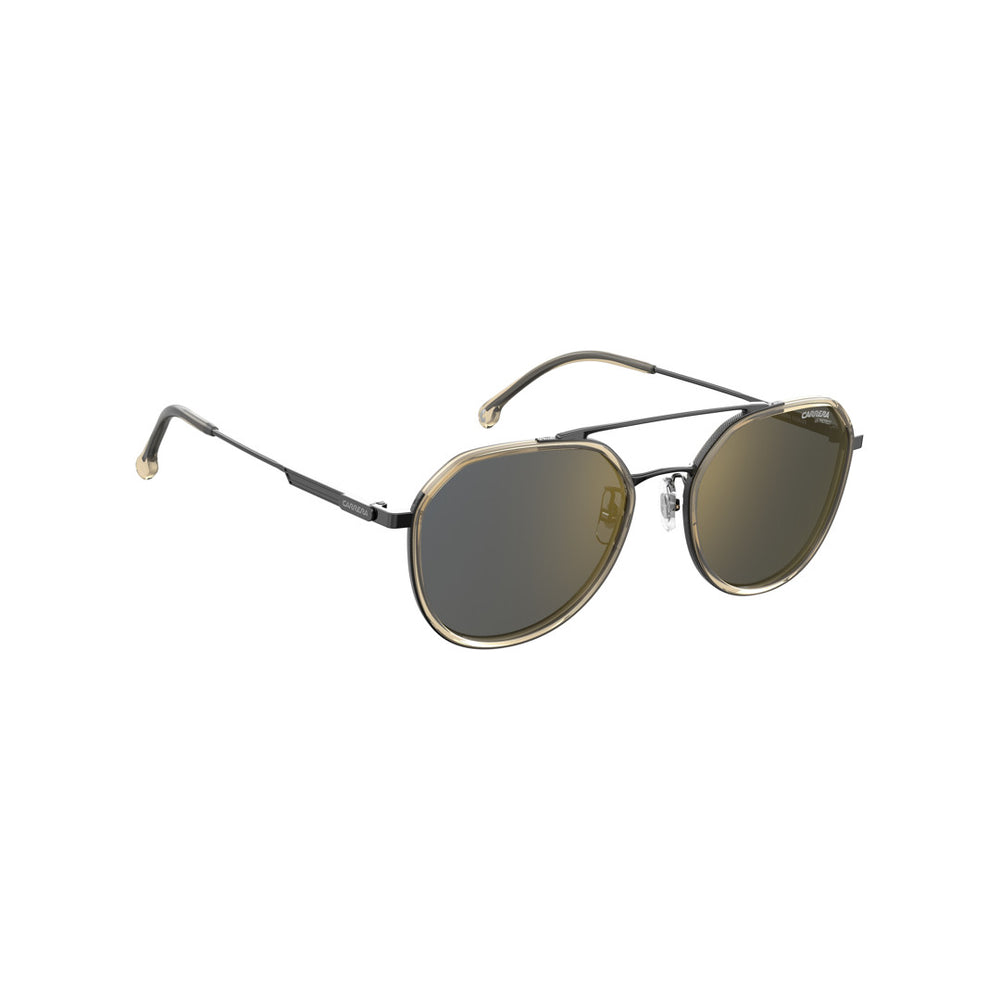 Carrera 229/S 20271580760ir Polyamide Inj Sunglass Frames For Unisex Adult Full Rim Rectangular Black With Solid Tint Grey Non-Polarized 55-20-145