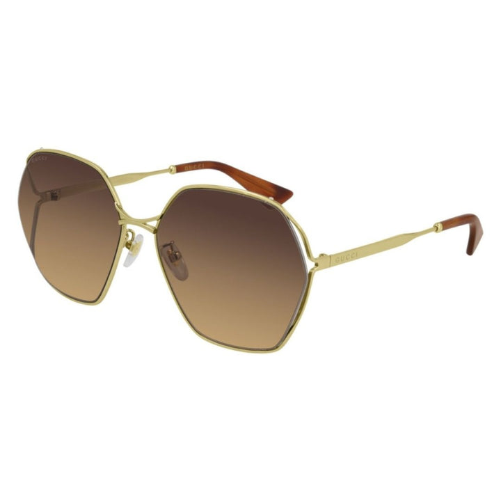 GUCCI Brown Lens 63-17-140MM Women's Sunglasses GG0818SA 002