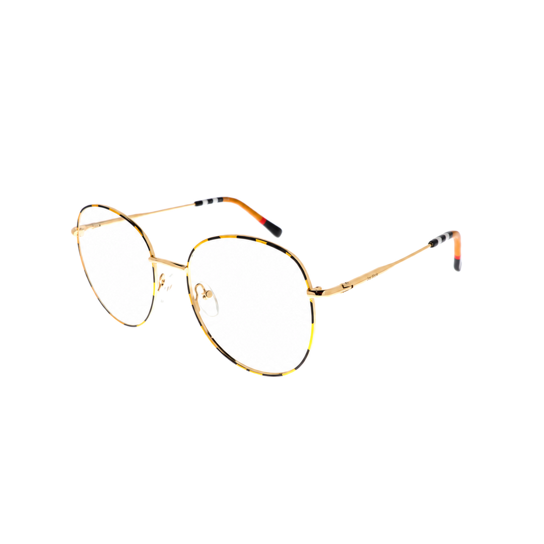 Joy Style For Women Metal Eyeglasses Round Shape Size 51 10005c1 Black Yellow