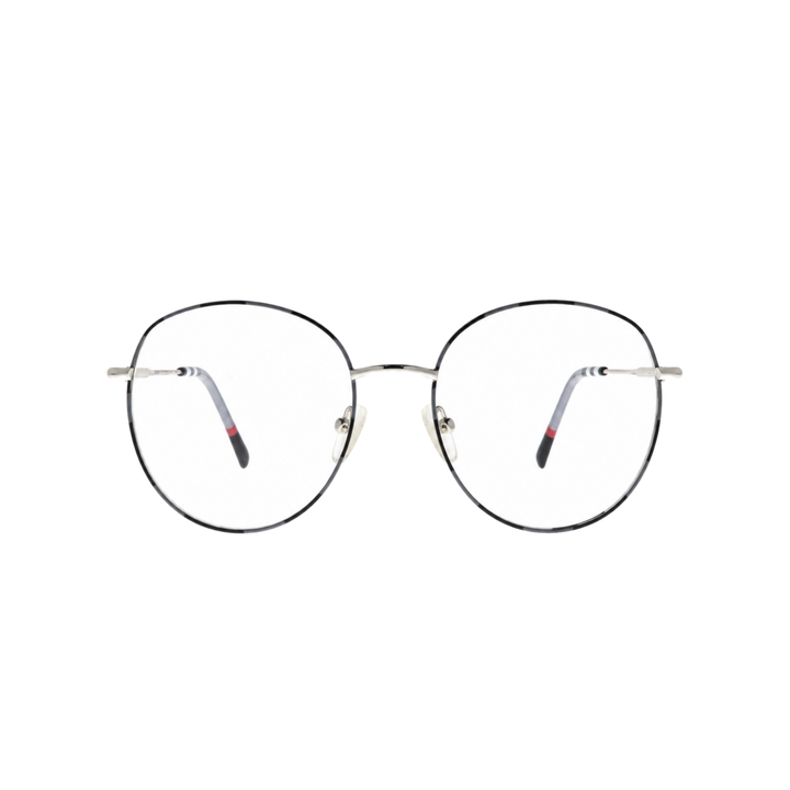 Joy Style For Unisex Metal Eyeglasses Round Shape 52 10005c2 Black Grey Silver