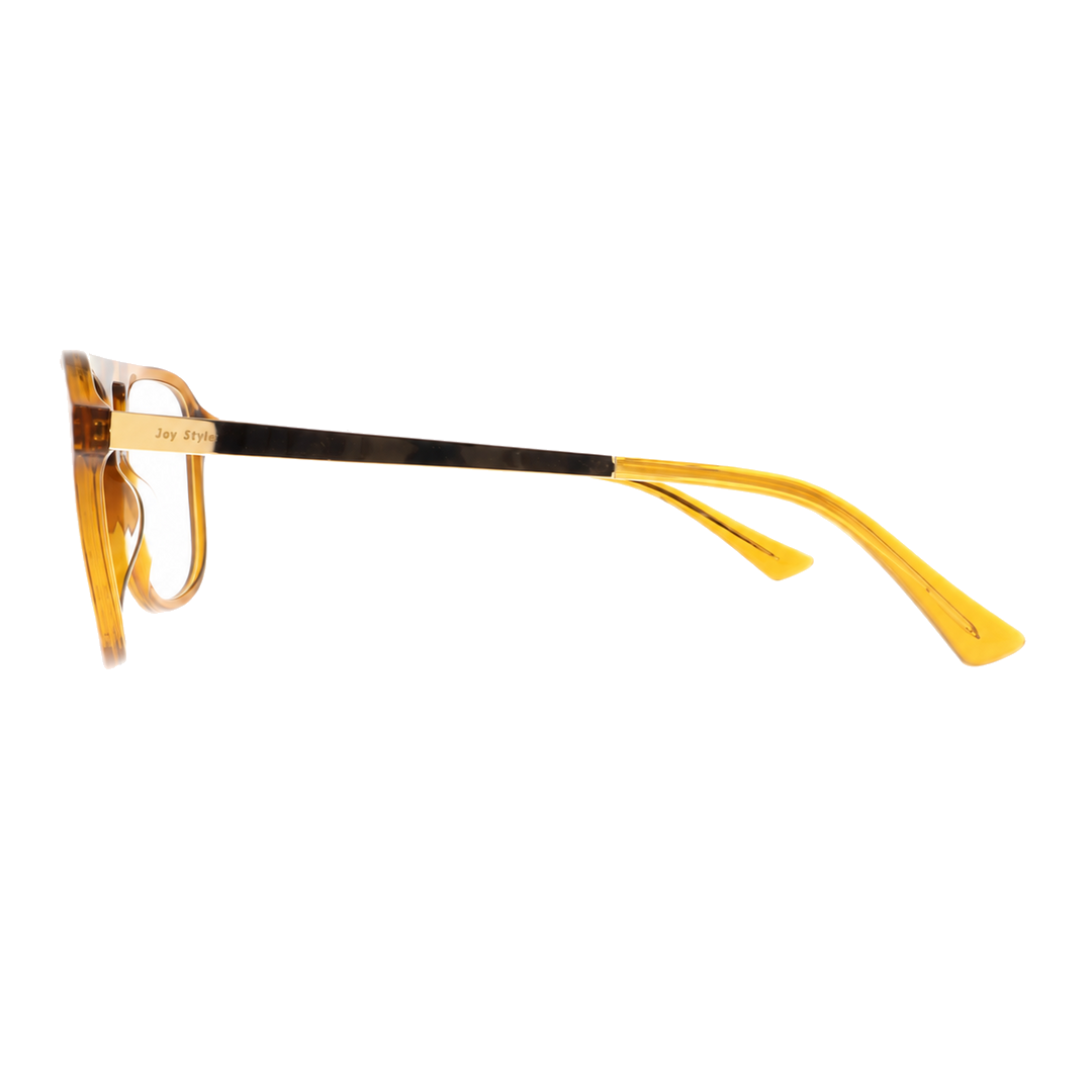 Joy Style For Unisex Eyeglasses Clip Square Shape Size 58 1054c3clip Brown