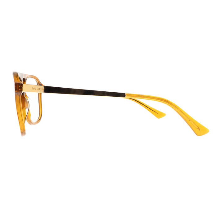 Joy Style For Unisex Eyeglasses Clip Square Shape Size 58 1054c3clip Brown