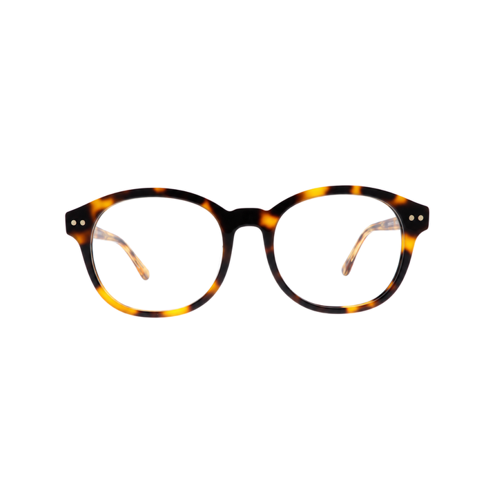 Joy Style For Unisex Eyeglasses Clip Round Shape 51 1063c3clip Brown Tortoiseshell