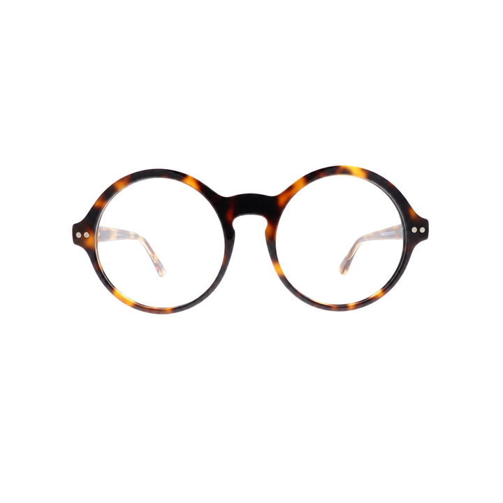 Joy Style For Unisex Eyeglasses Clip Round Shape 52 1065c3clip Brown Tortoiseshell