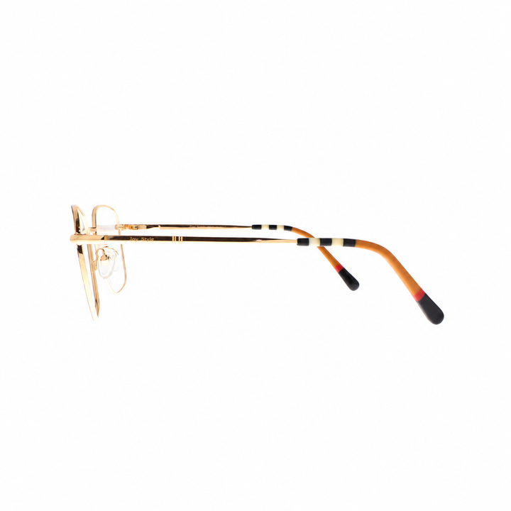 Joy Style For Women Metal Eyeglasses Square Shape Size 53 1262c1 Yellow Black