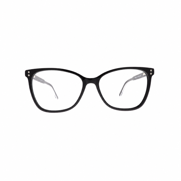 Joy Style For Unisex Eyeglasses Clip Cat Eye Shape Size 55 1282c1clip Black
