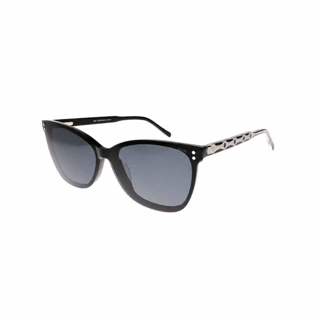 Joy Style For Unisex Eyeglasses Clip Cat Eye Shape Size 55 1282c1clip Black