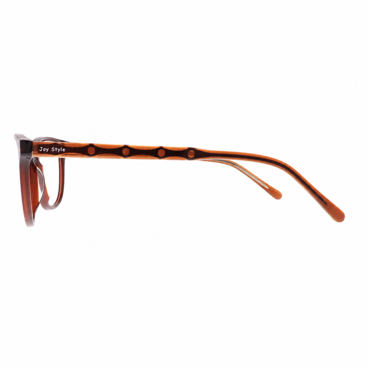 Joy Style For Unisex Eyeglasses Clip Cat Eye Shape Size 55 1289c3clip Brown