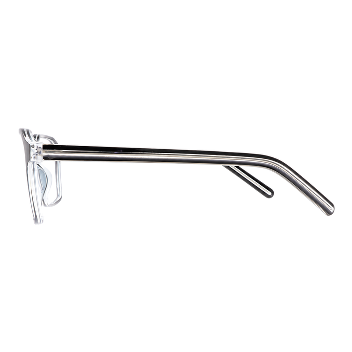 Joy Style For Unisex Eyeglasses Rectangular Shape Size 52 1889c2 Black Clear