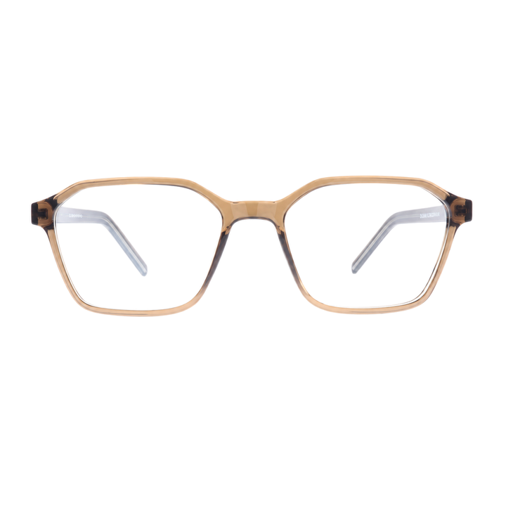 Joy Style نظارات للجنسين شكل مستطيل مقاس 52 1889c6 بني فاتح