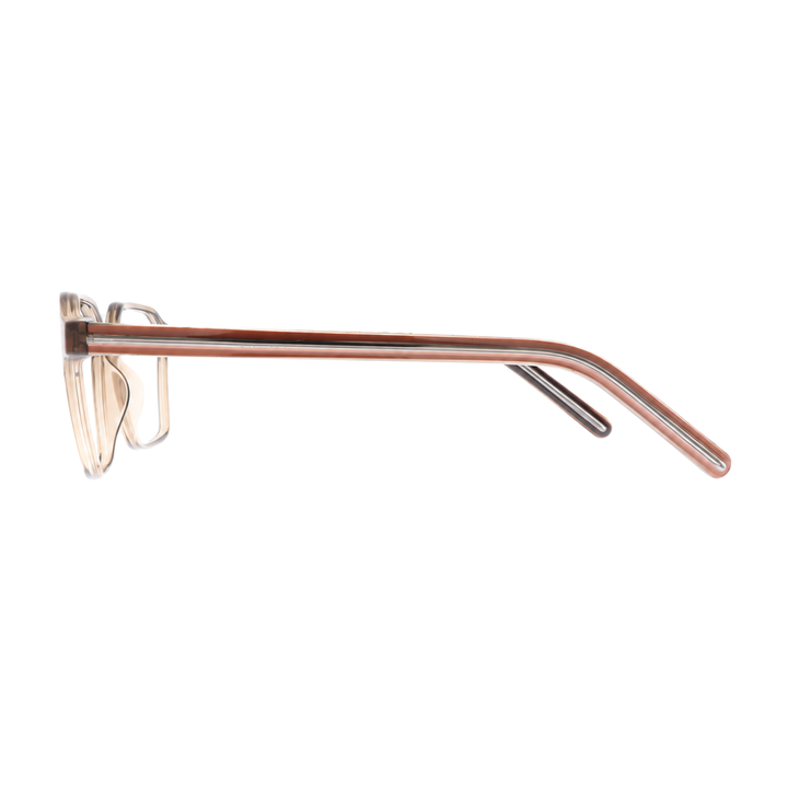 Joy Style نظارات للجنسين شكل مستطيل مقاس 52 1889c6 بني فاتح