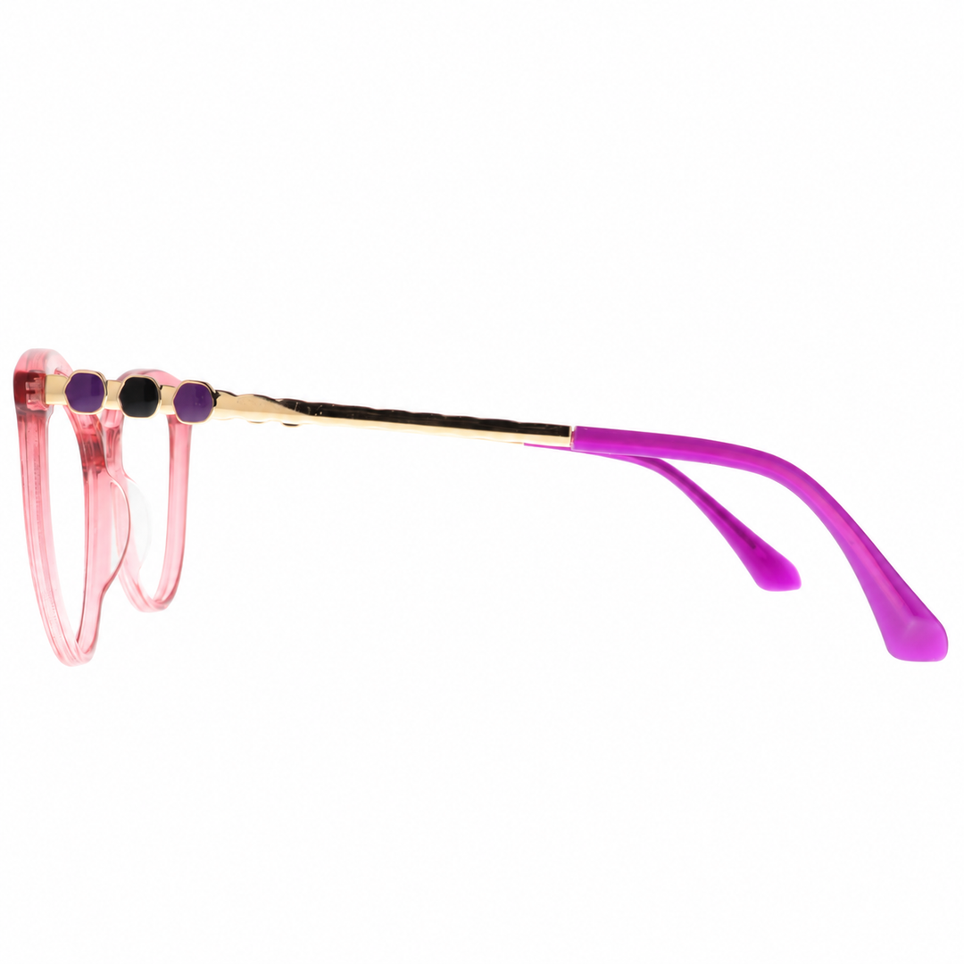 Joy Style For Women's Eyeglasses Cat Eye Size 56 2102c4 Pink